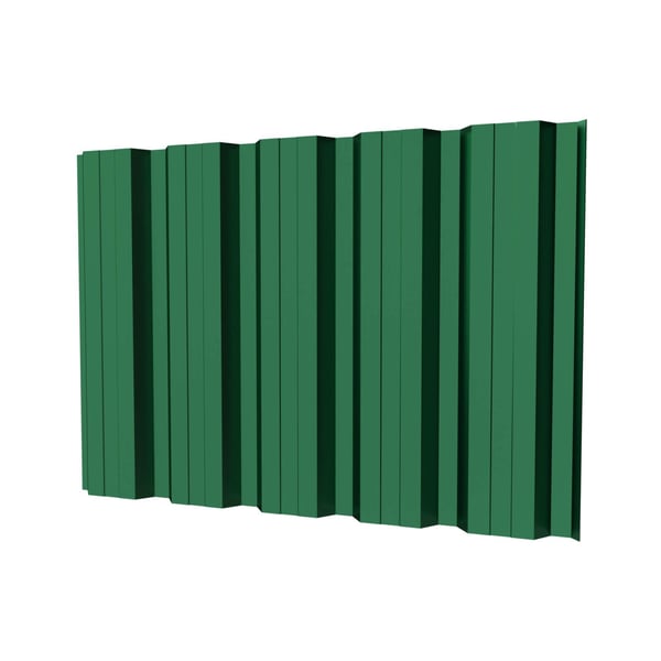 Trapezblech T35DR Wand, Moosgrün RAL 6005, 0,75 mm Stahl, Hauptansicht