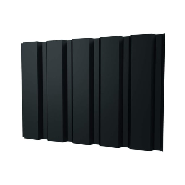 Trapezblech T35M Wand Anthrazitgrau RAL 7016, 0,50 mm Stahl, PURLAK® Beschichtung, Hauptansicht