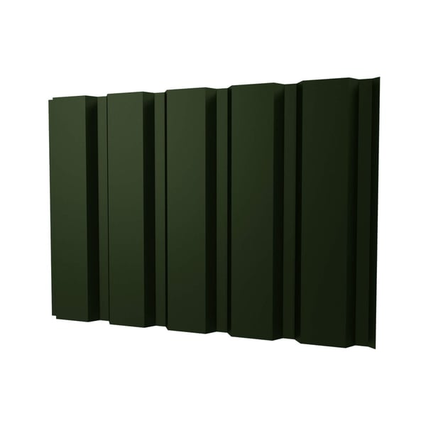 Trapezblech T35M Wand, Gruen, 0,50 mm Stahl, Hauptansicht freigestellt