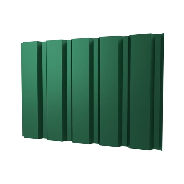 Trapezblech T35M Wand Moosgrün RAL 6005, 0,63 mm Stahl, 25 µm Polyester, Hauptansicht