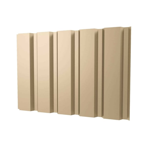 Trapezblech T35M Hellelfenbein, 0,75 mm Stahl, Hauptansicht
