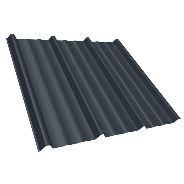 Trapezblech T45/333M Anthrazitgrau, 0,63 mm Stahl mit 25 µm Polyesterbeschichtung, Hauptansicht