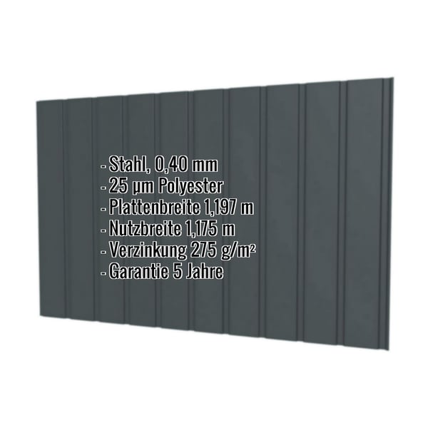 Trapezblech T7M | Wand | Sonderposten