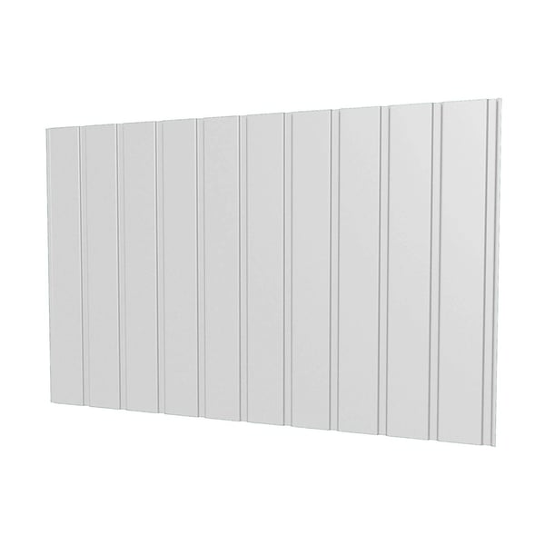 Trapezblech T7M Wand aus Stahl 0,75 mm in Lichtgrau (RAL 7035) mit 25 µm Polyesterbeschichtung