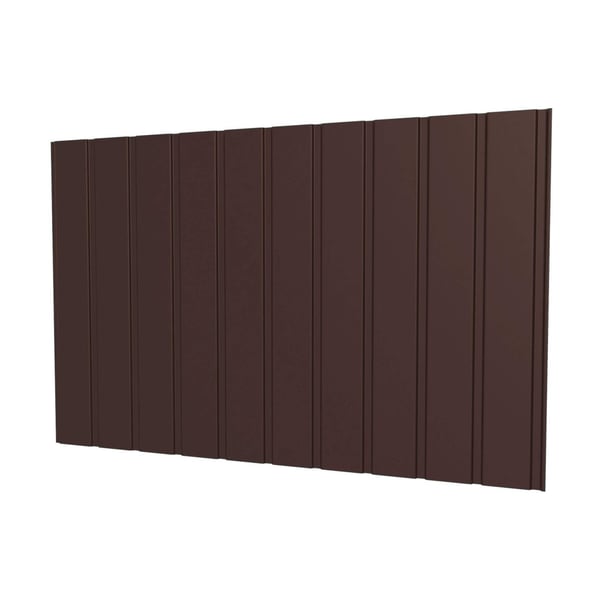 Trapezblech T7M Wand Schokoladenbraun, 0,75 mm Stahl, 25 µm Polyesterbeschichtung, Hauptansicht