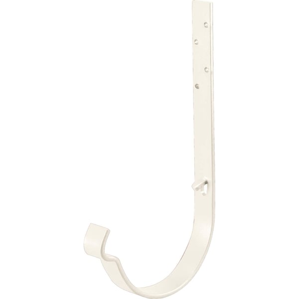 Universal Rinnenhalter aus Stahl, reinweiß (RAL 9010), mit Polyurethan beschichtet, Hauptansicht