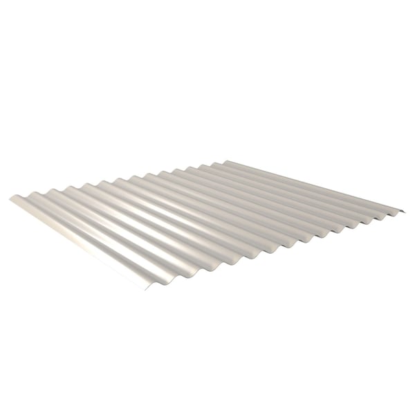 Wellblech 18/1064, Grauweiß RAL 9002, Stahl 0,75 mm, 25 µm Polyester, Hauptansicht