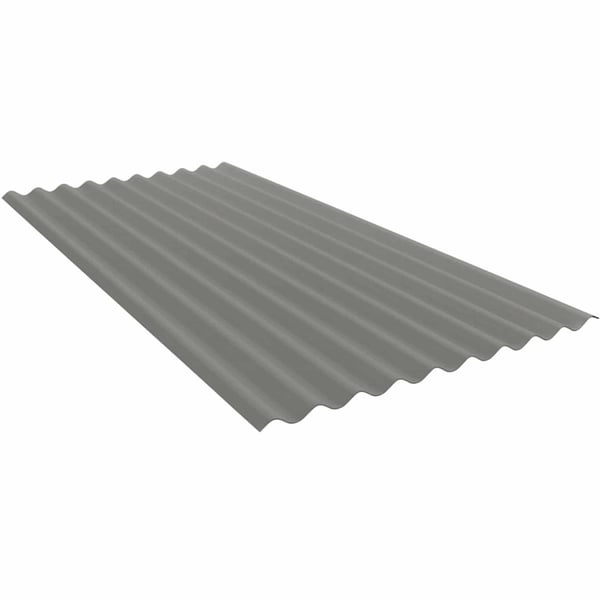 Wellblech PF25W aus Stahl 0,50 mm in Graualuminium (RAL 9007) mit 25 µm Polyesterbeschichtung