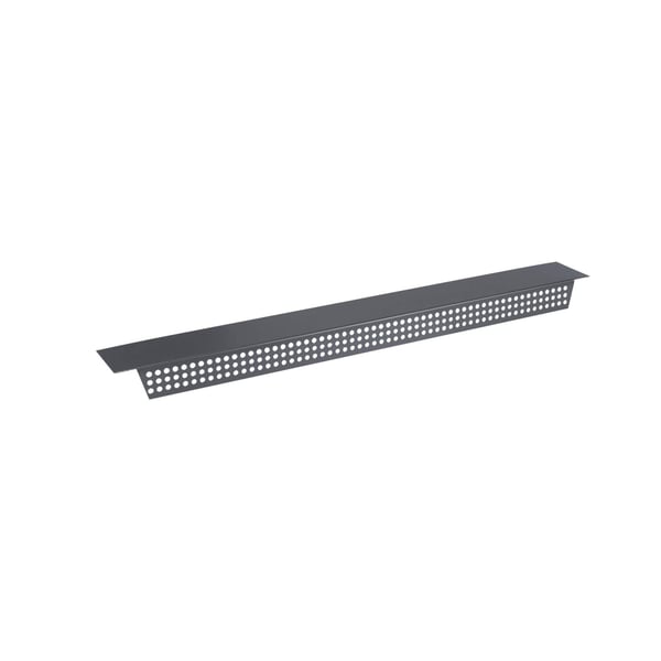 Zahnblech gelocht, anthrazitgrau RAL 7016, 0,75 mm Stahl, freigestellt