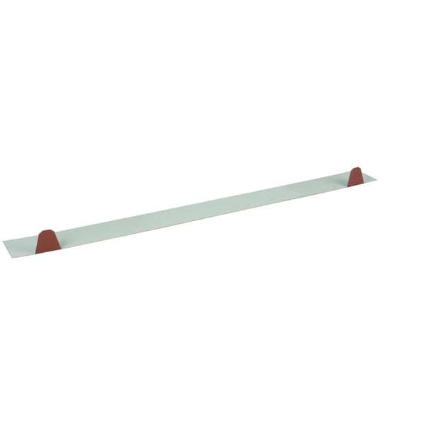 Zahnblech ungelocht, rotbraun RAL 8012, 0,75 mm Stahl, Hauptansicht