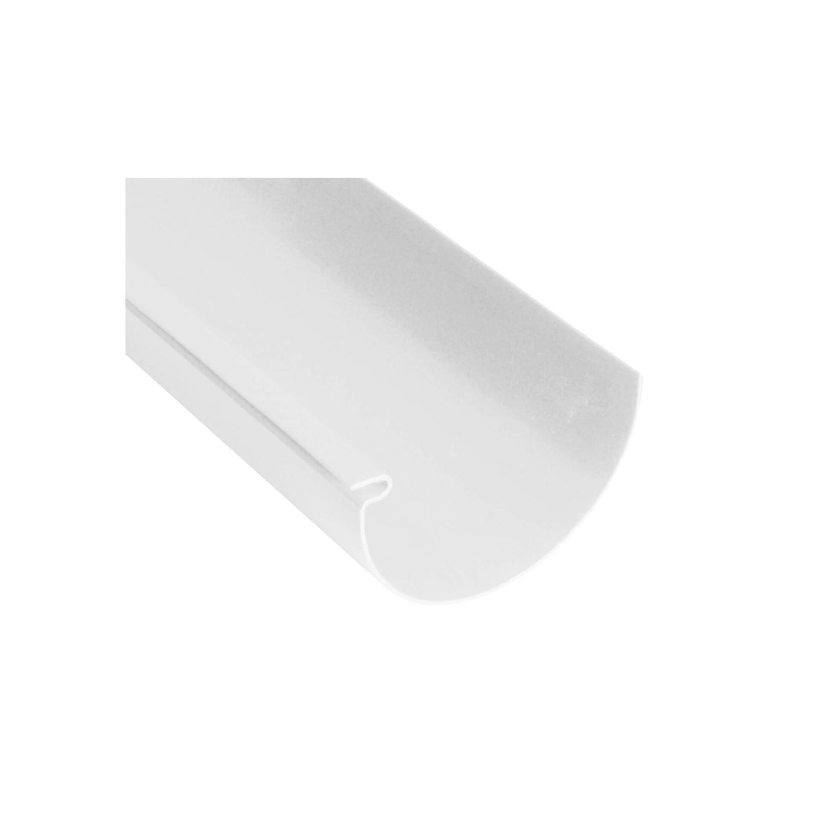 Dachrinne | PVC | Ø 100 mm | Farbe Weiß | Länge 4 m