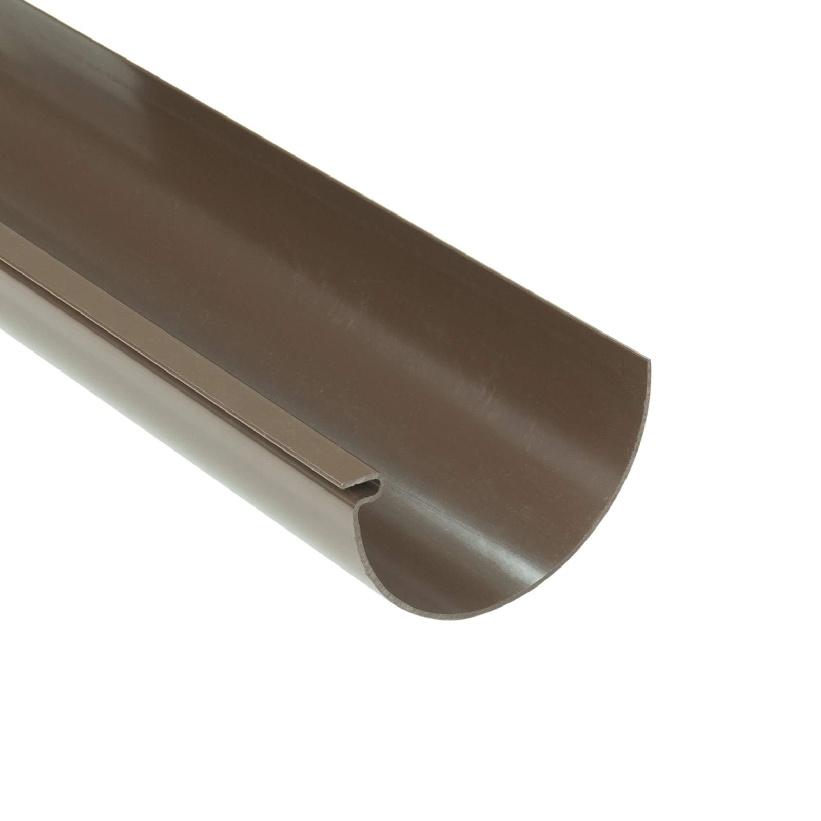 Dachrinne PVC | Ø 100 mm | Farbe Braun | Länge 4 m Dachrinne | PVC | Ø 100 mm | Farbe Braun | Länge 4 m