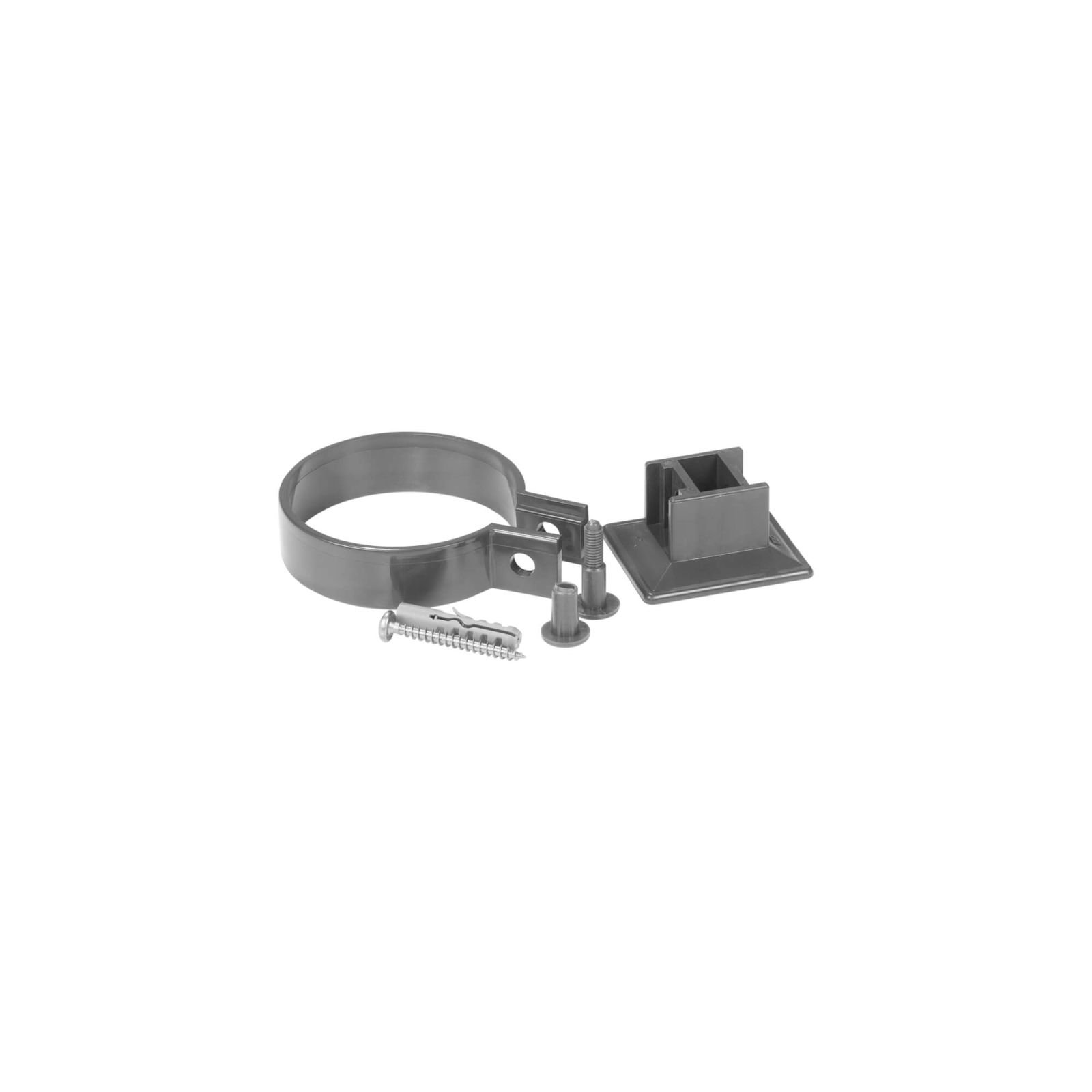 Fallrohrschellen PVC | Ø 75 mm | Farbe Graphit Fallrohrschellen | PVC | Ø 75 mm | Farbe Graphit