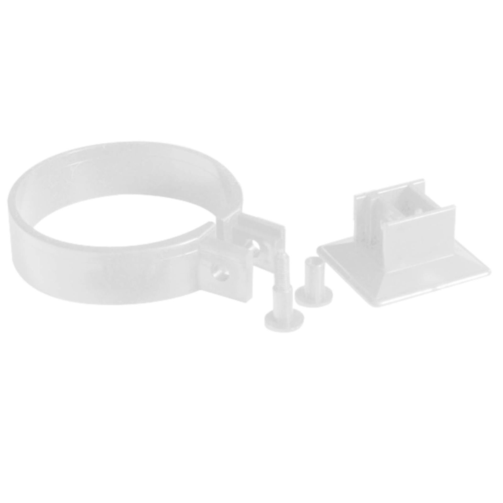 Fallrohrschellen | PVC | Ø 75 mm | Farbe Weiß