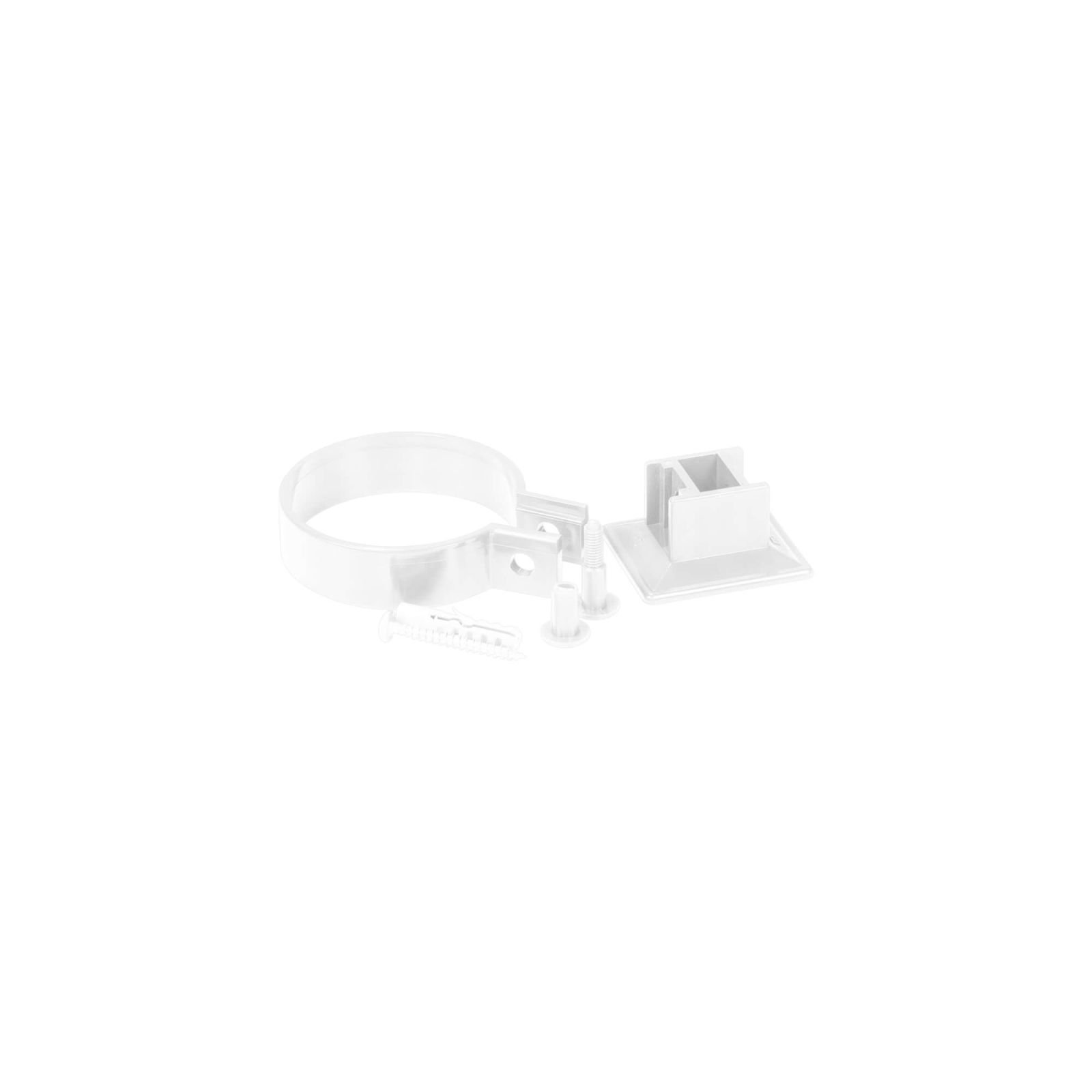 Fallrohrschellen PVC | Ø 75 mm | Farbe Weiß Fallrohrschellen | PVC | Ø 75 mm | Farbe Weiß