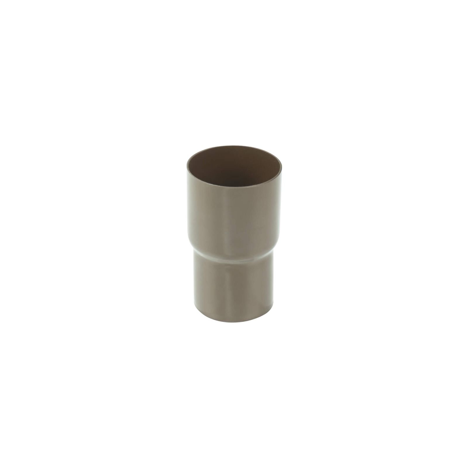 Fallrohrverbinder PVC | Ø 75 mm | Farbe Braun Fallrohrverbinder | PVC | Ø 75 mm | Farbe Braun