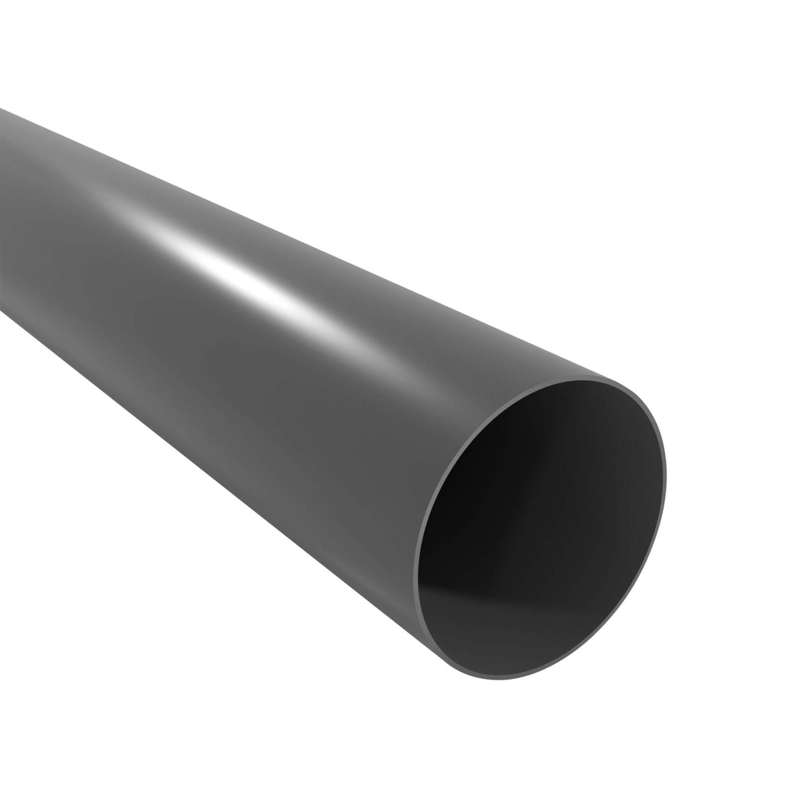 Regenfallrohr PVC | Ø 75 mm | Farbe Graphit | Länge 3 m Regenfallrohr | PVC | Ø 75 mm | Farbe Graphit | Länge 3 m