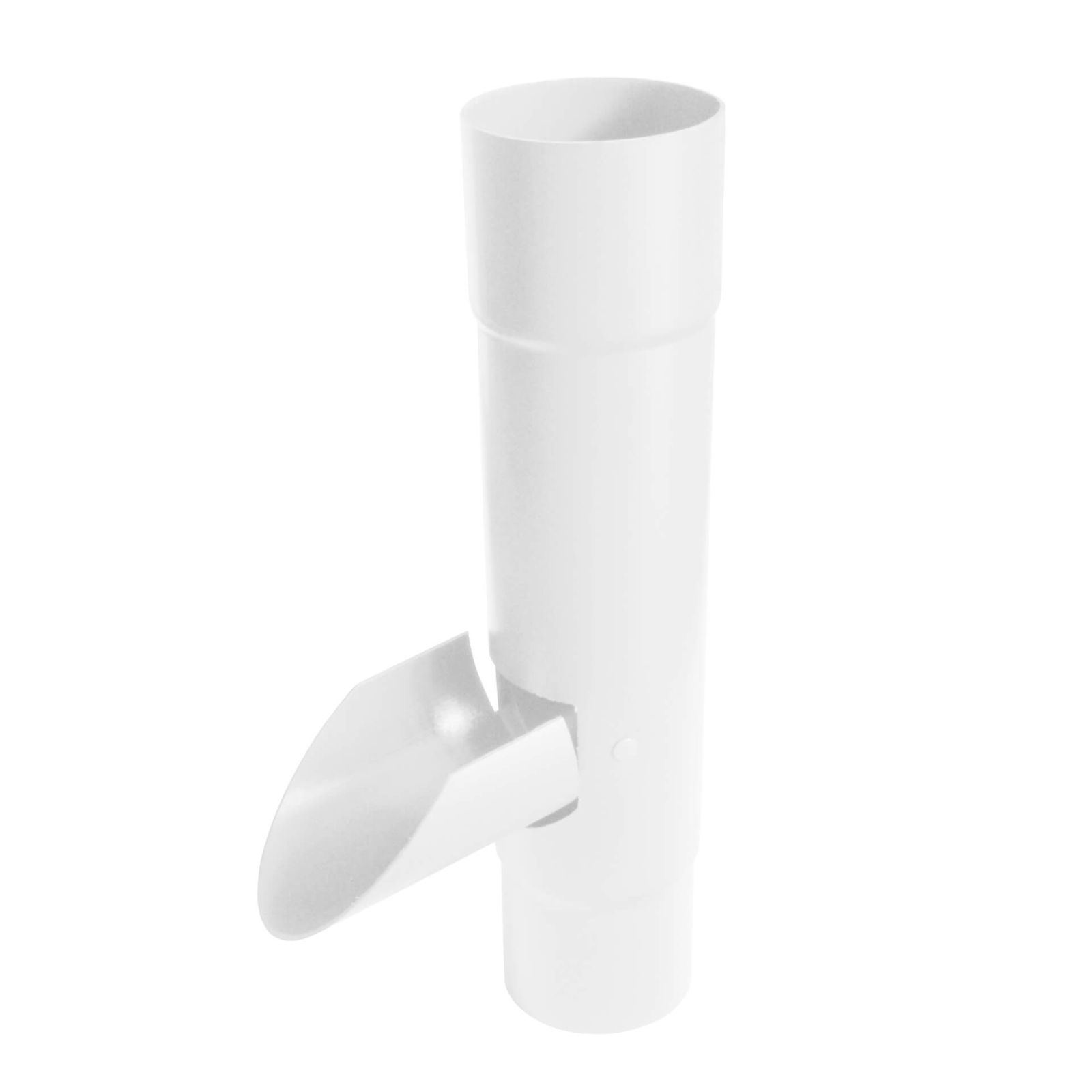 Regenwasserfänger | PVC | Ø 75 mm | Farbe Weiß
