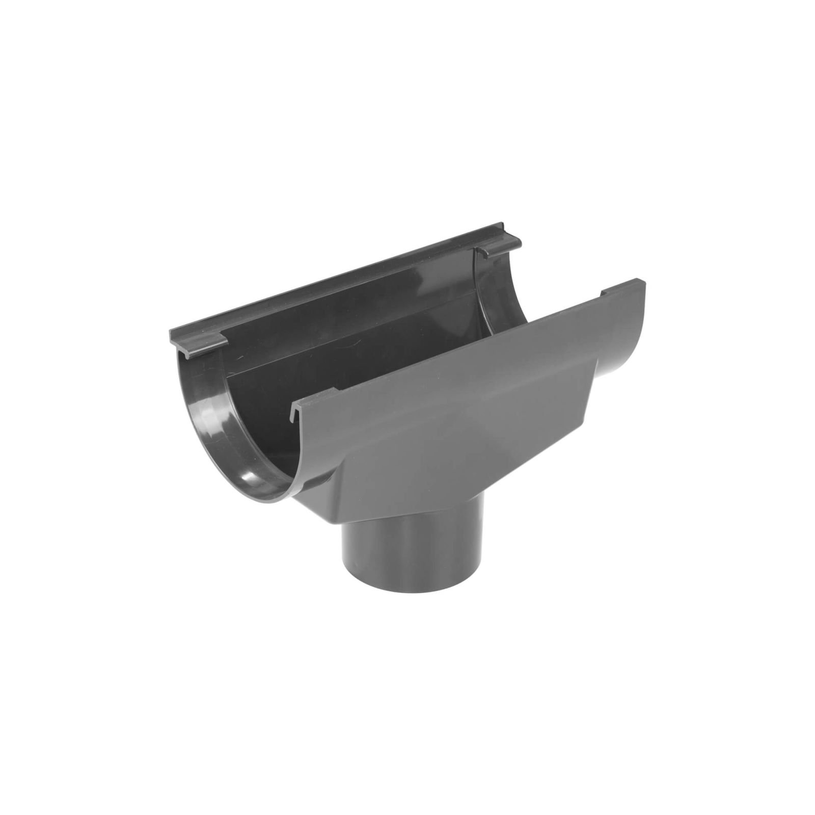 Rinnenablauf PVC | Ø 100/75 mm | Farbe Graphit Rinnenablauf | PVC | Ø 100/75 mm | Farbe Graphit