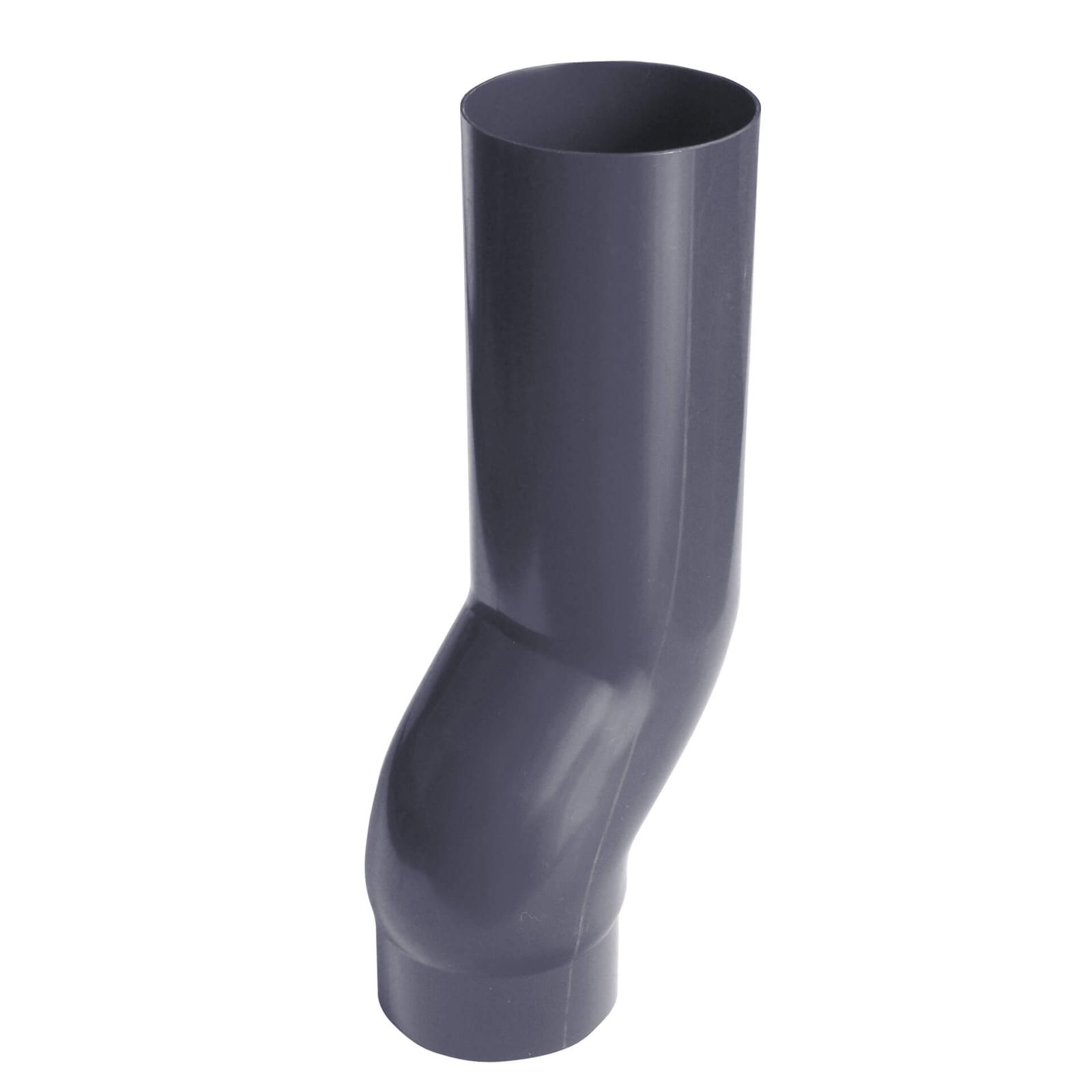 Sockelknie | PVC | Ø 75 mm | Farbe Graphit