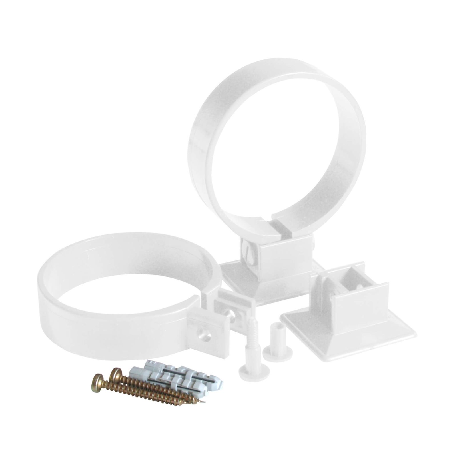 Kunststoff Dachrinnen Sparpaket 4 m | Ø 100/75 mm | Farbe Weiß #10
