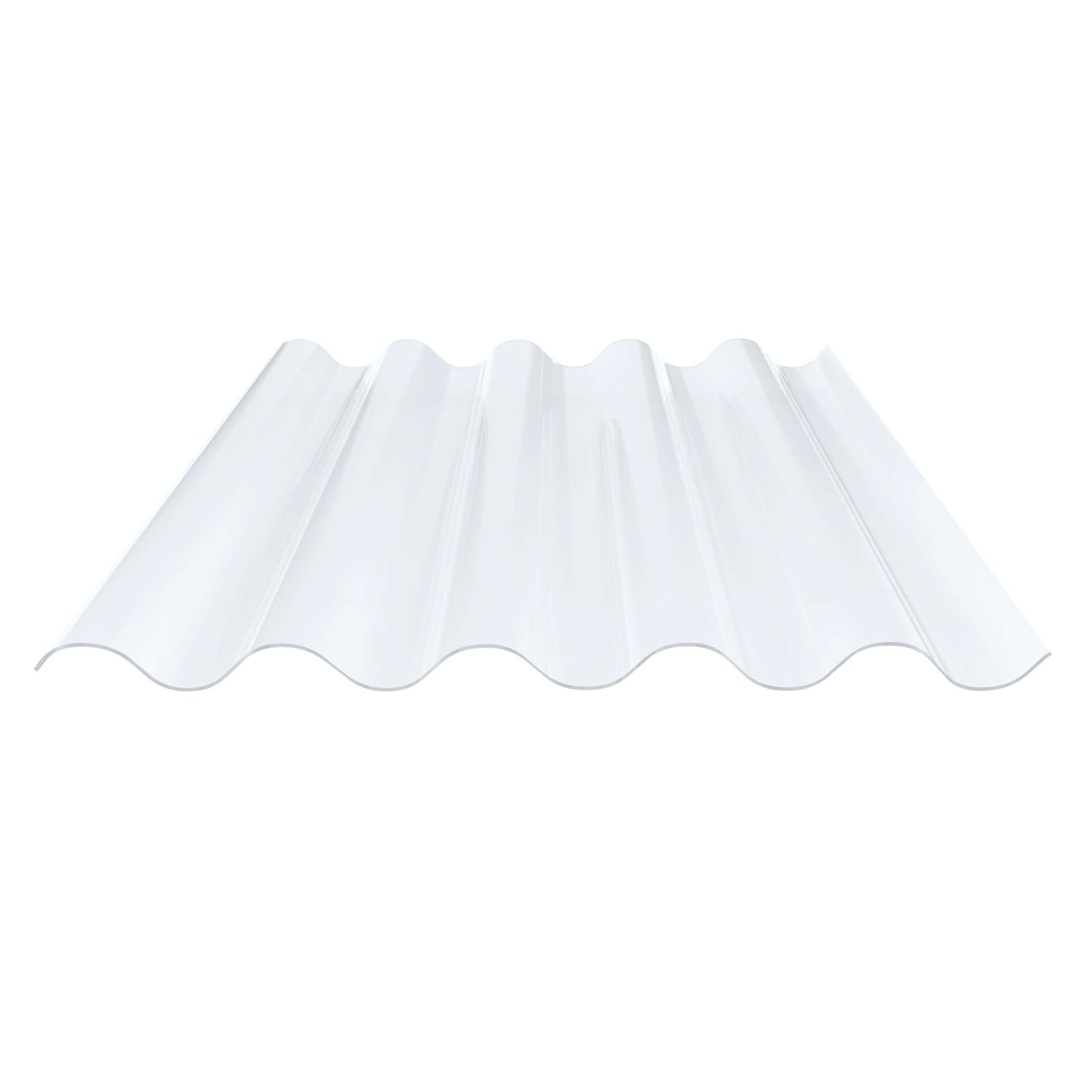 PVC Wellplatte | 177/51 | Profil 5 | 1,2 mm | Klarbläulich | 1250 mm #1