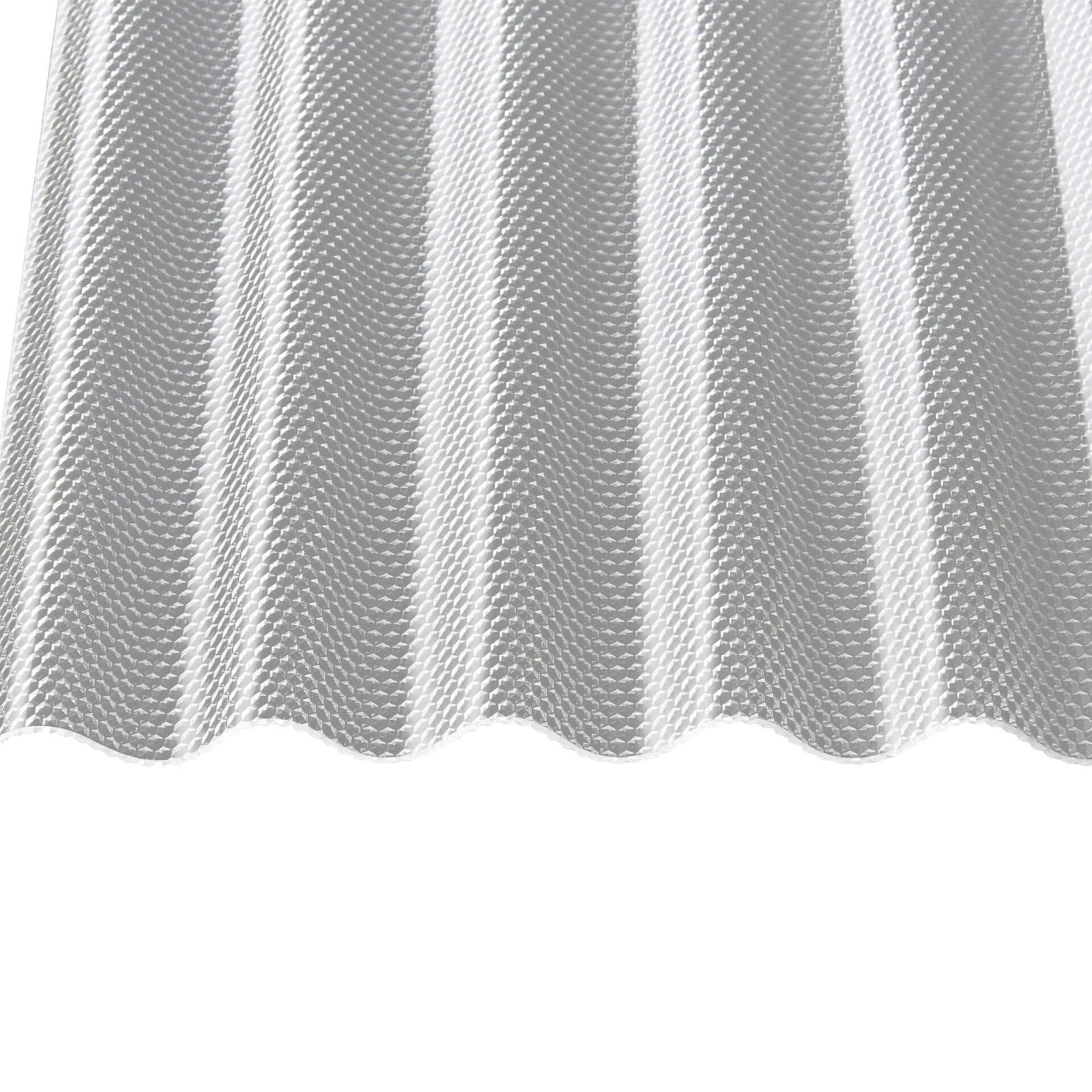 Polycarbonat Wellplatte | 76/18 | 2,60 mm | Klar | Wabenstruktur | 2000 mm #4