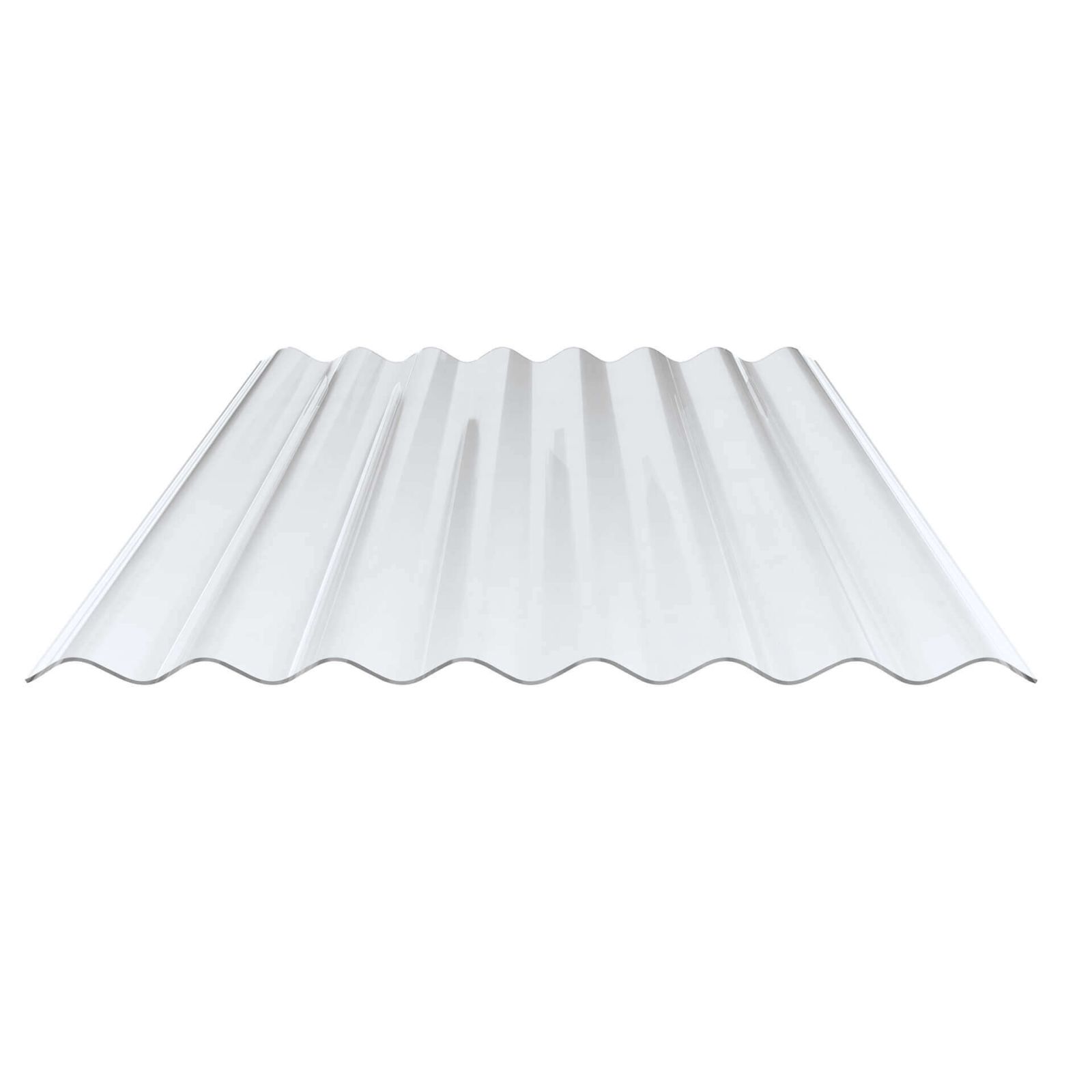 PVC Wellplatte | 130/30 | Profil 8 | 1,40 mm | Klarbläulich | 1250 mm #1