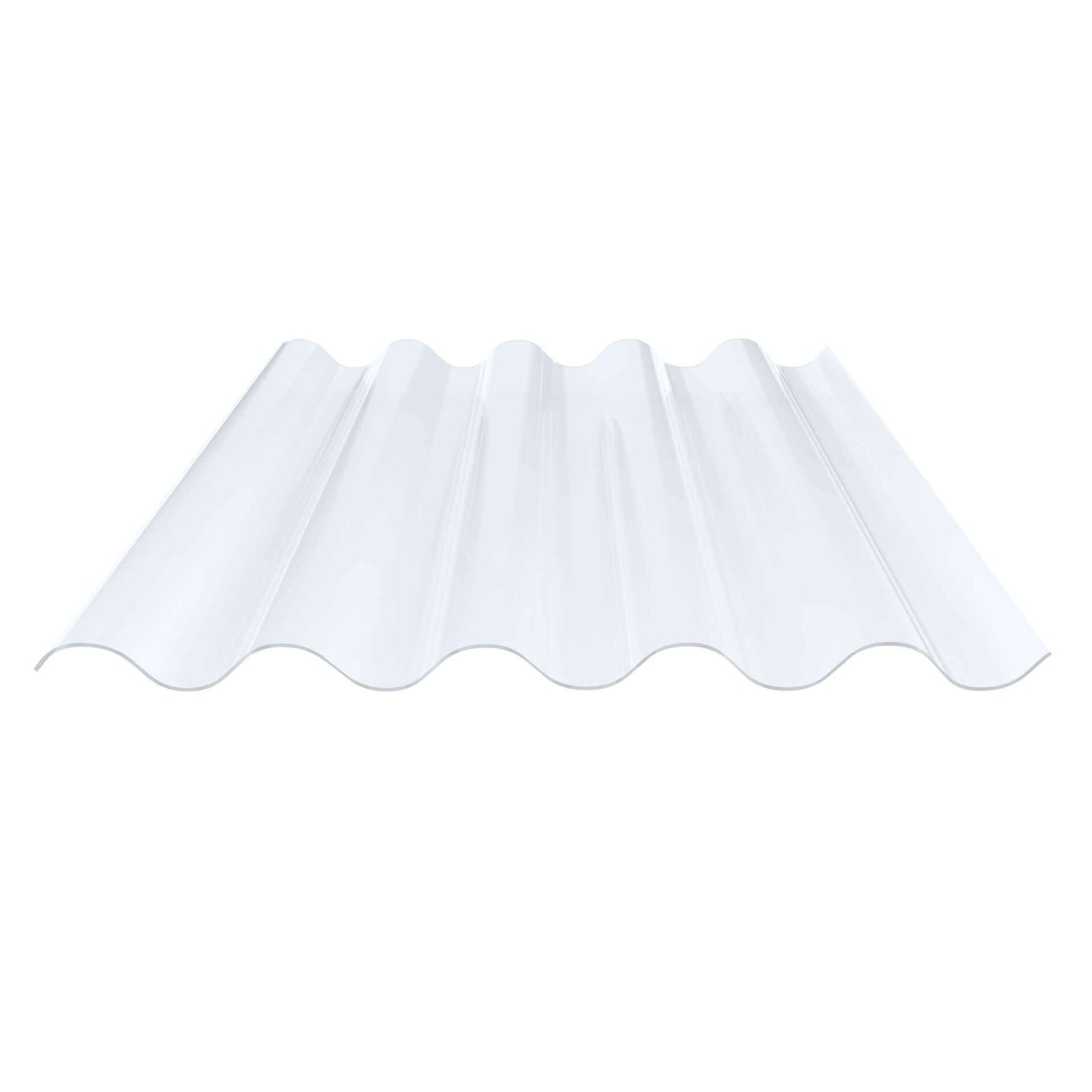 PVC Wellplatte | 177/51 | Profil 5 | 1,20 mm | Klarbläulich | 1250 mm #1