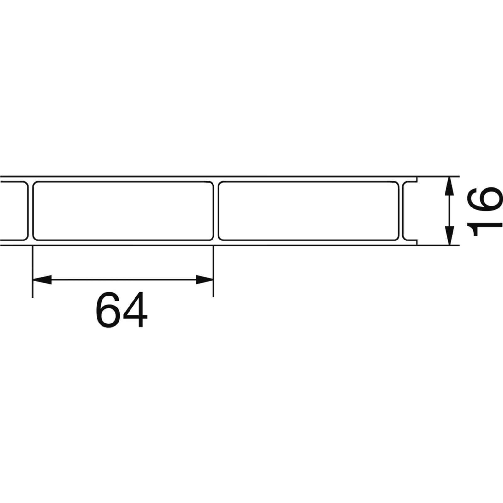 Acrylglas Stegdoppelplatte | 16 mm | Breite 980 mm | Klar | AntiDrop | Breitkammer | 2000 mm #11