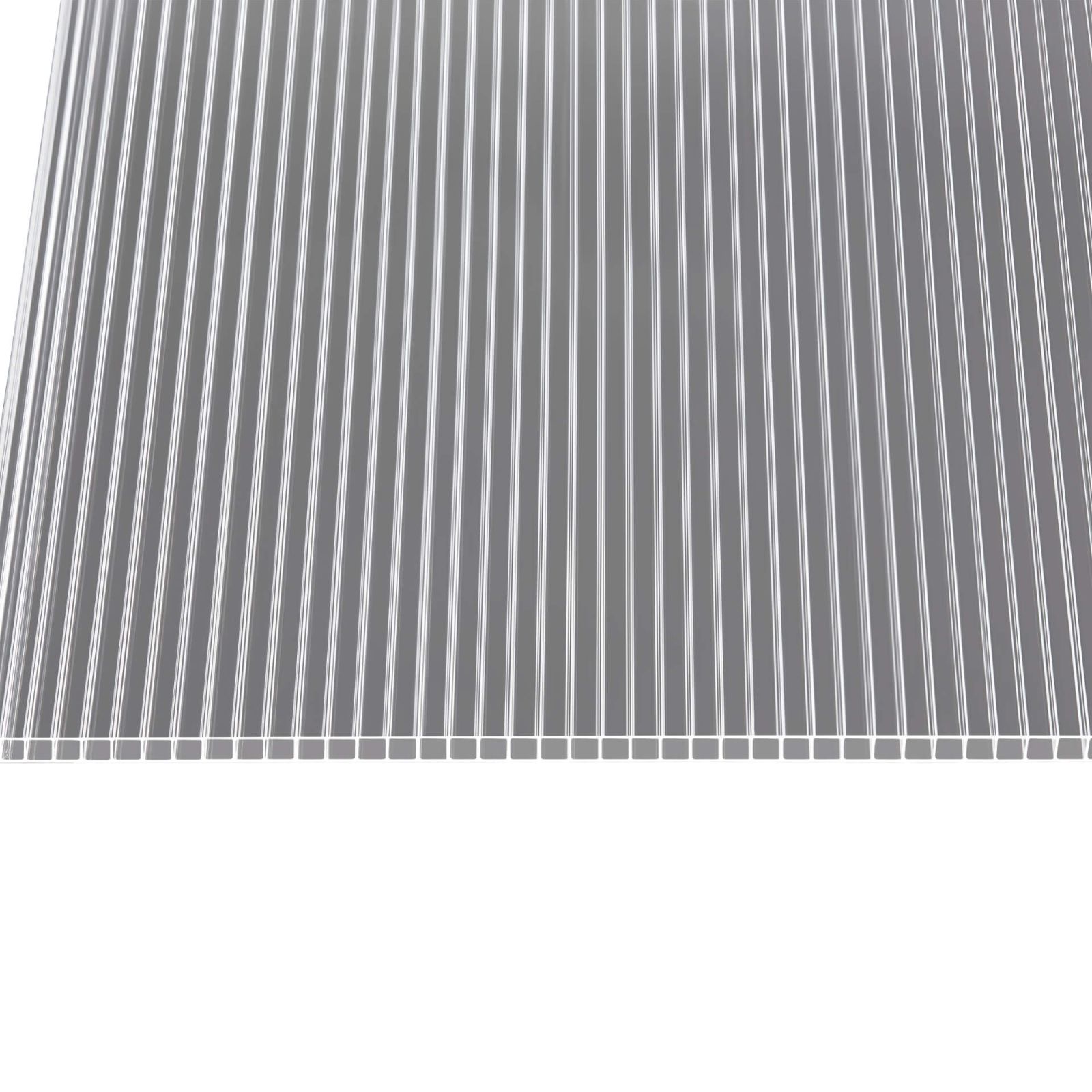 Polycarbonat Doppelstegplatte | 10 mm | Breite 1050 mm | Klar | Beidseitiger UV-Schutz | 2000 mm #4