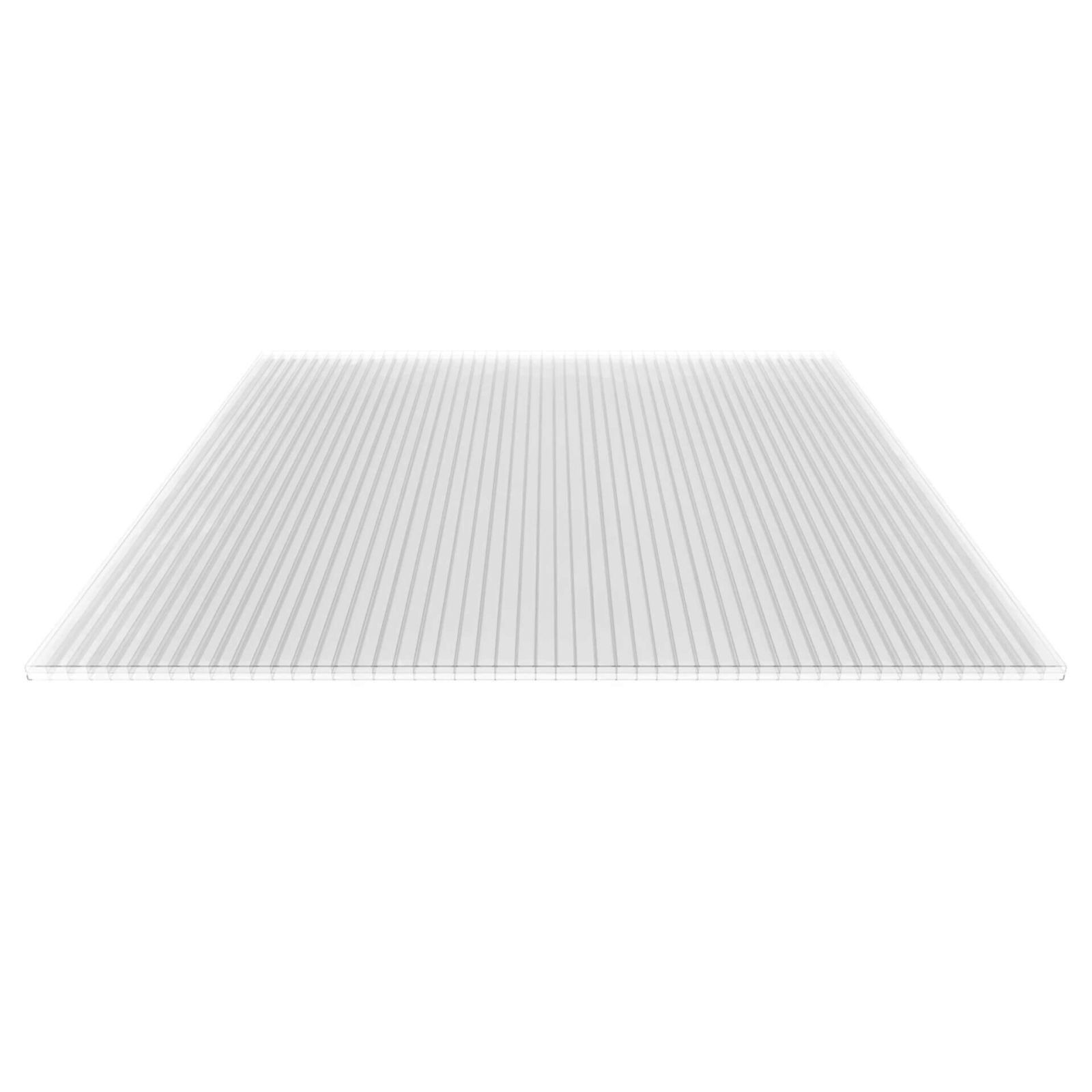 Polycarbonat Stegplatte | 16 mm | Breite 980 mm | Klar | 2nd LIFE LINE | 500 mm #1