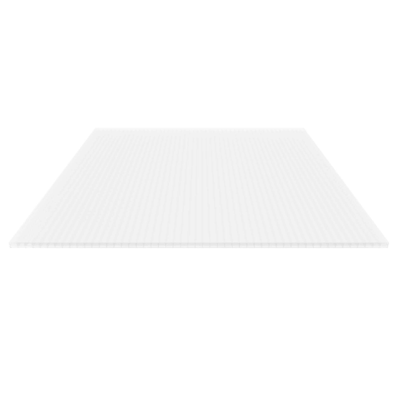 Polycarbonat Stegplatte | 16 mm | Breite 1200 mm | Opal Weiß | 500 mm #1