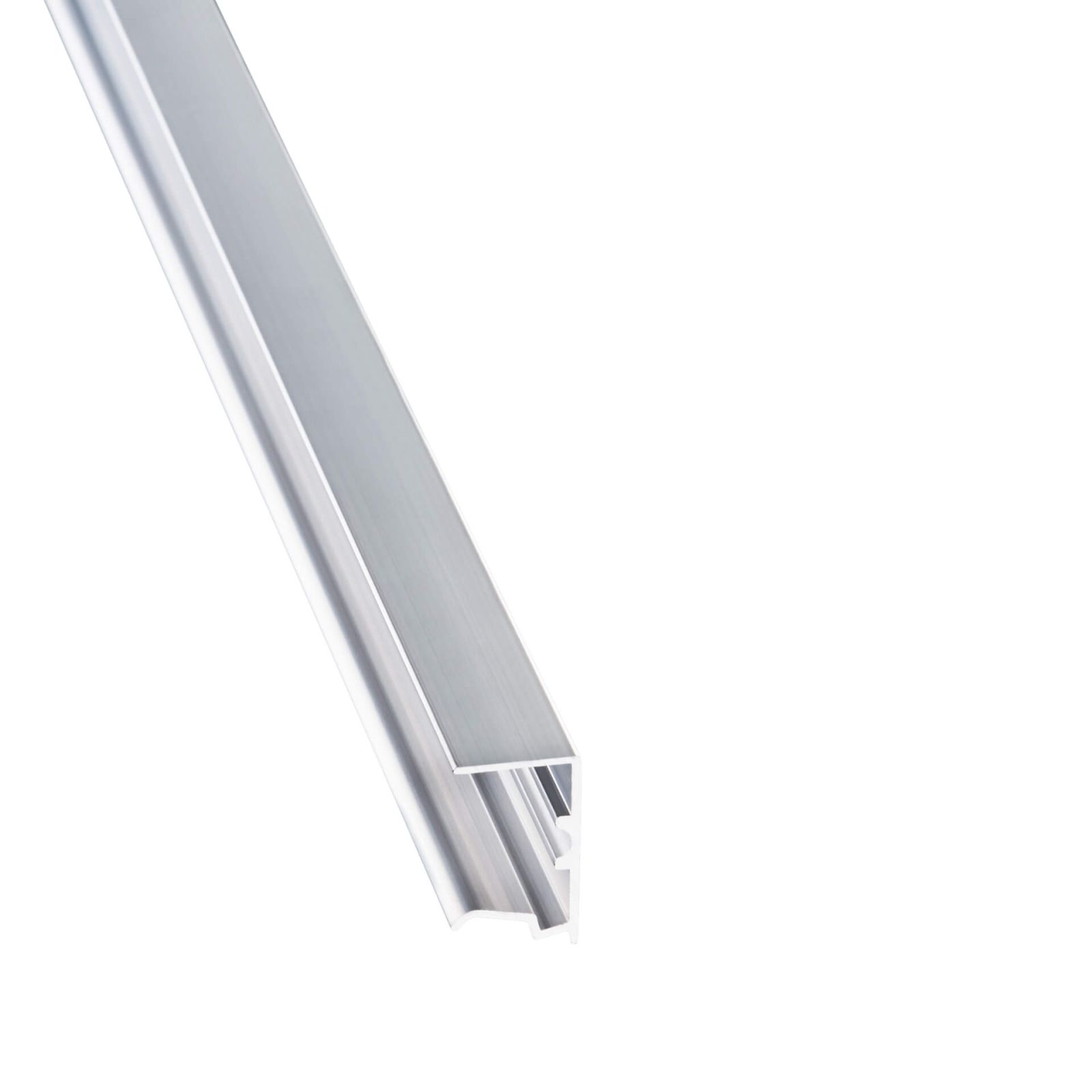 Abschlussprofil | Für Ober- oder Unterseite | 25 mm | Aluminium | Breite 980 mm | Blank #1