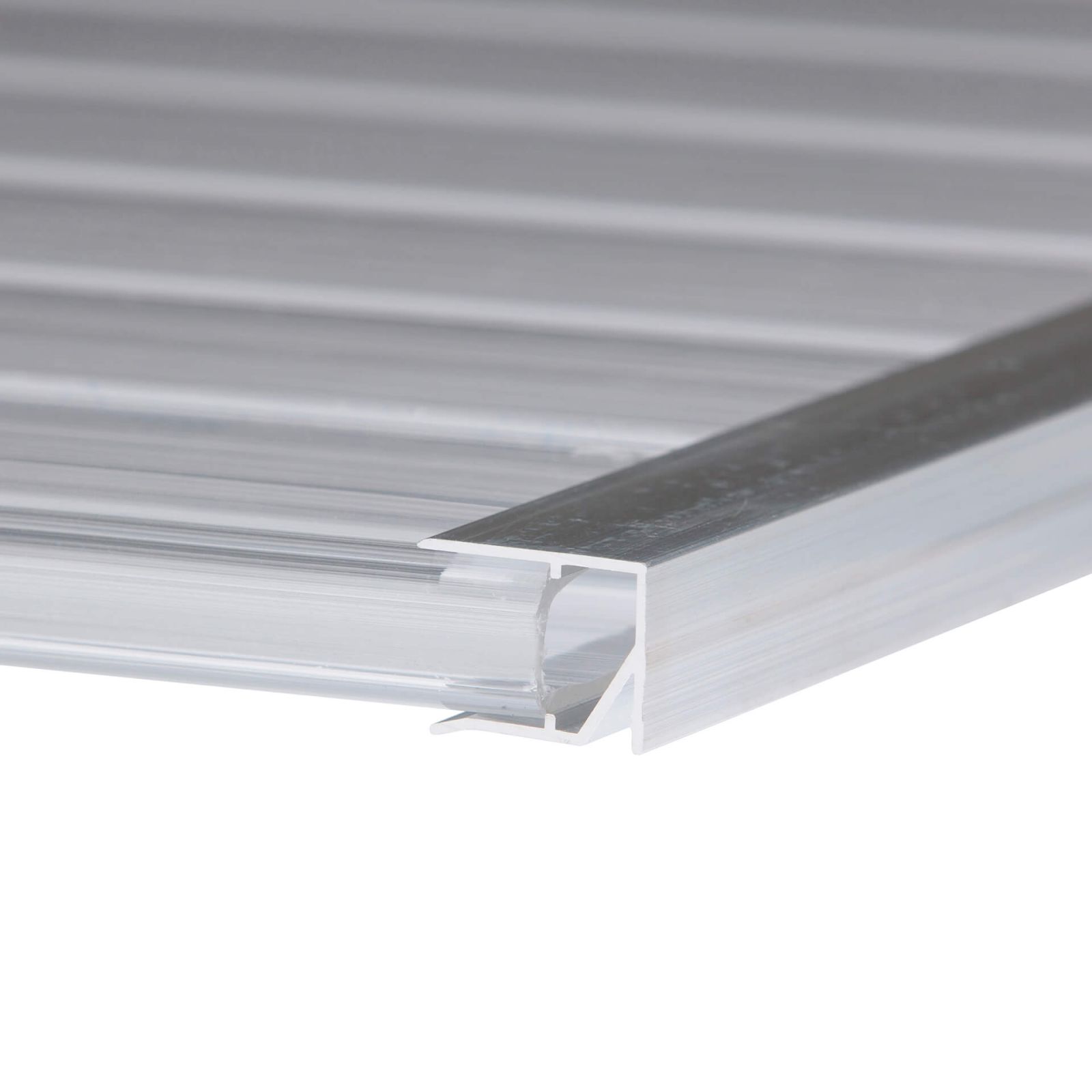 Abschlussprofil oberseite | 10 mm | Aluminium | Breite 1050 mm | Blank #2
