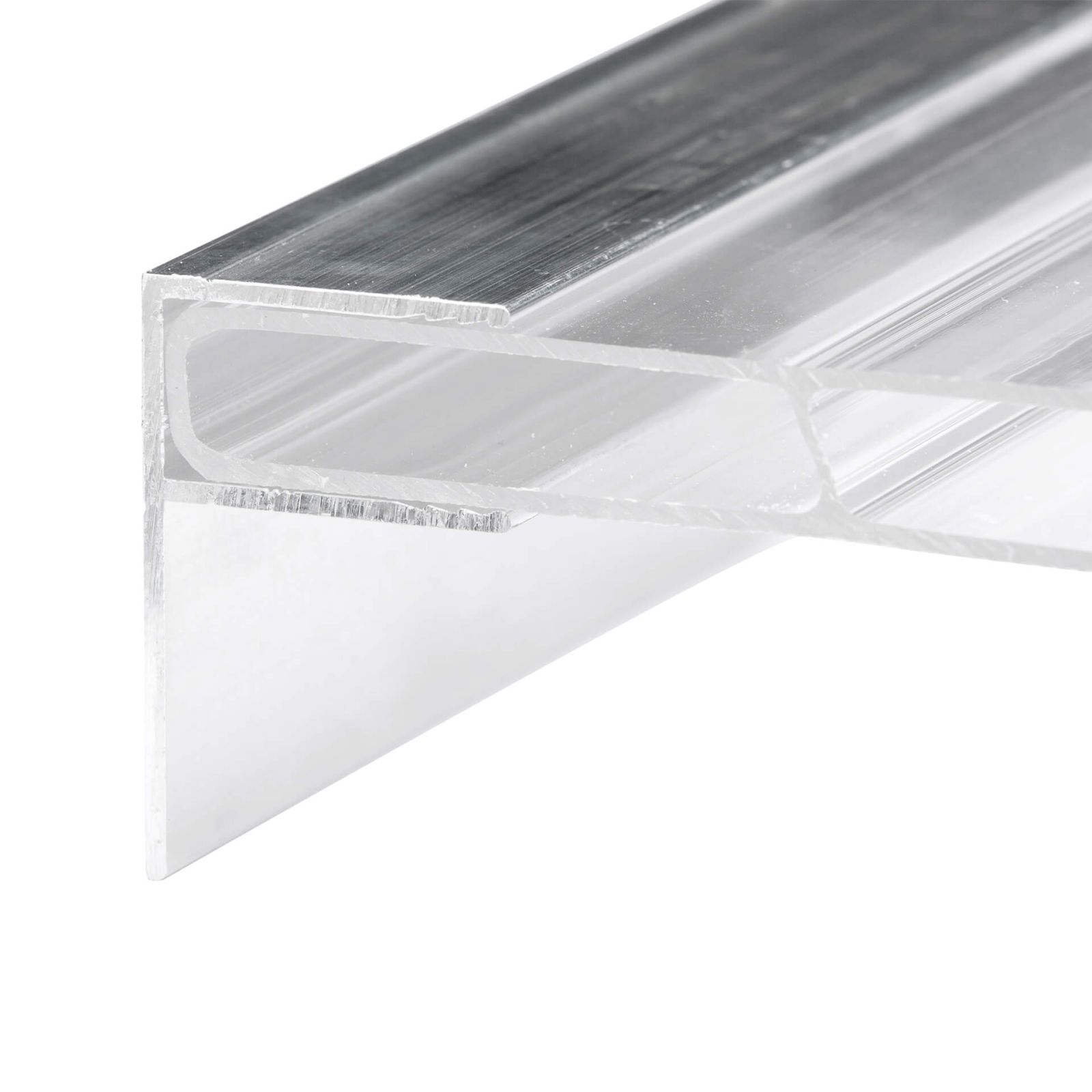 Randabschlussprofil | 10 mm | Aluminium | Blank | Länge 4100 mm #2