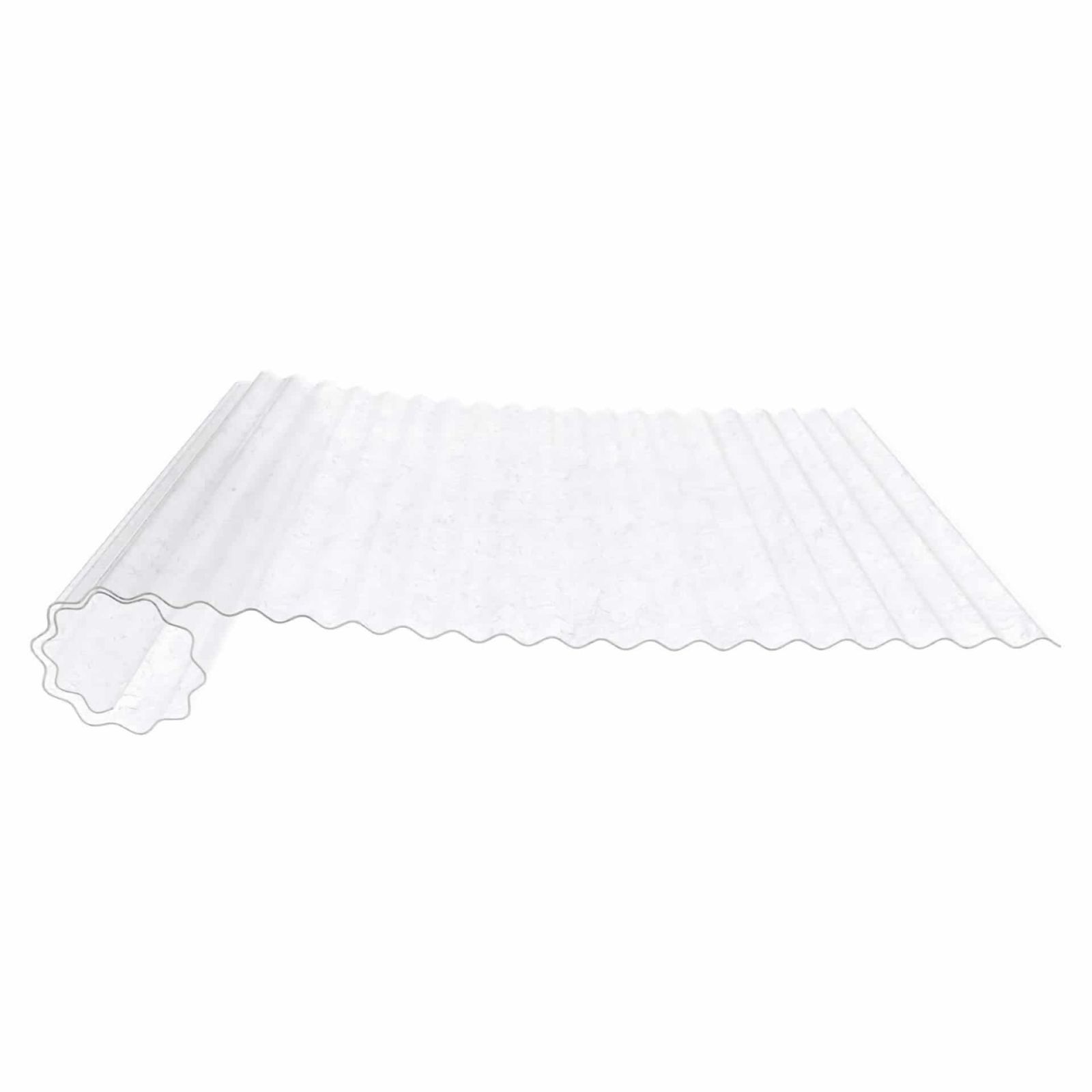 PET Wellrolle | 76/18 | 1,00 mm | Klar | C-Struktur | 1,25 x 5,00 m