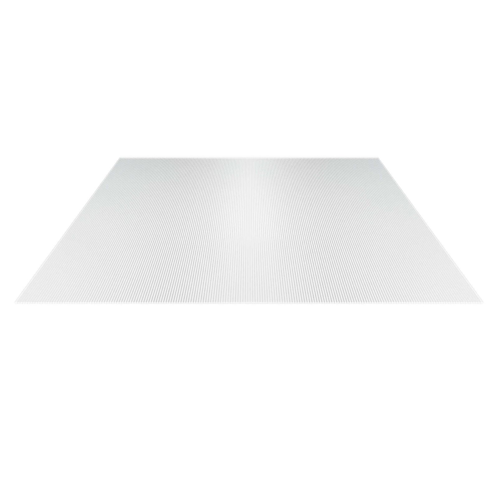 Polycarbonat Doppelstegplatte | 4,5 mm | Breite 1,05 m | Klar | 2,00 m