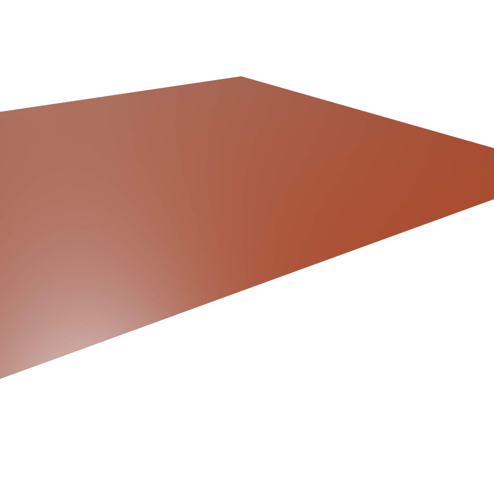 Flachblech | Sonderposten | Stahl 0,40 mm | 25 µm Polyester | 8004 - Kupferbraun #1
