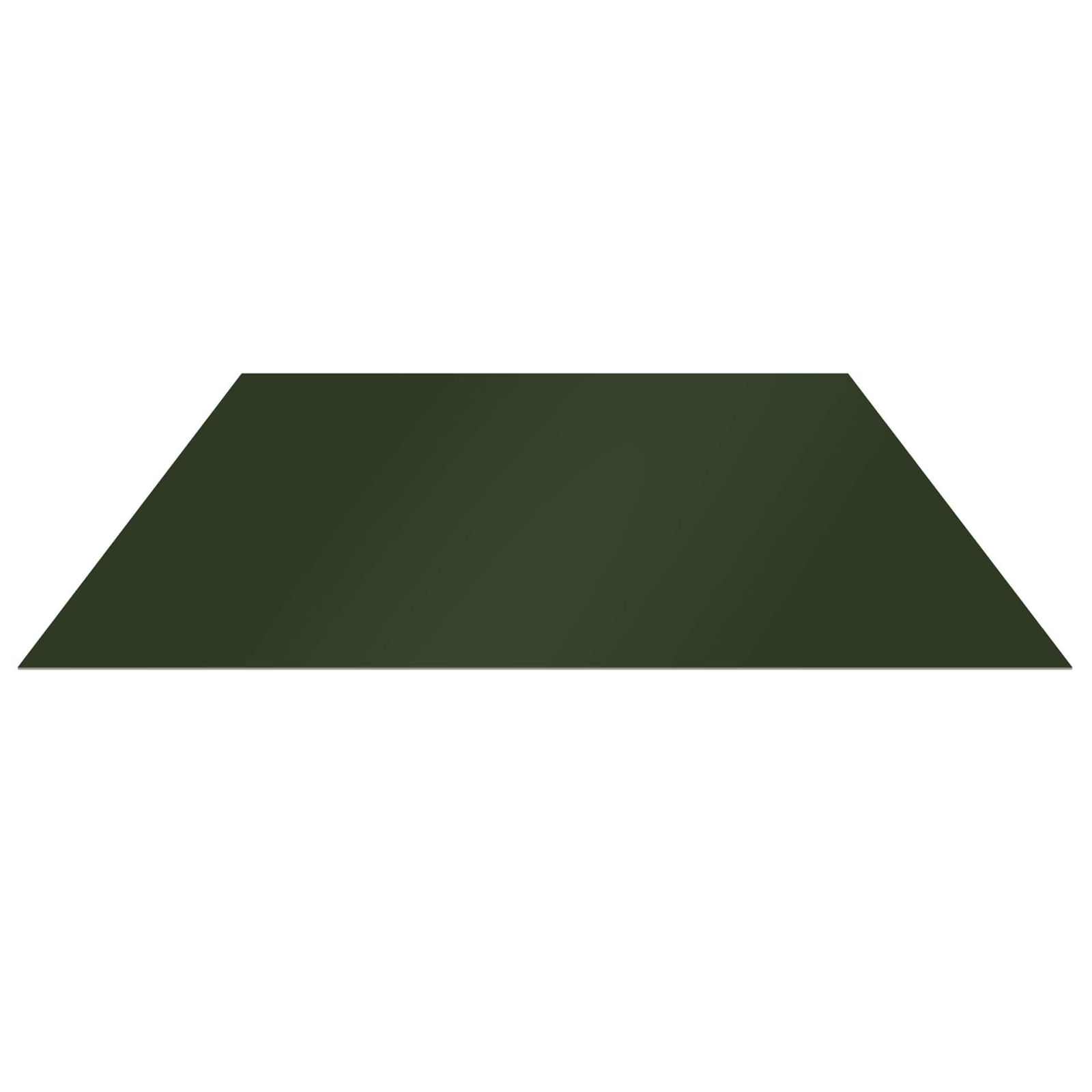 Flachblech | Stahl 0,50 mm | 80 µm Shimoco | 6020 - Chromoxidgrün #1