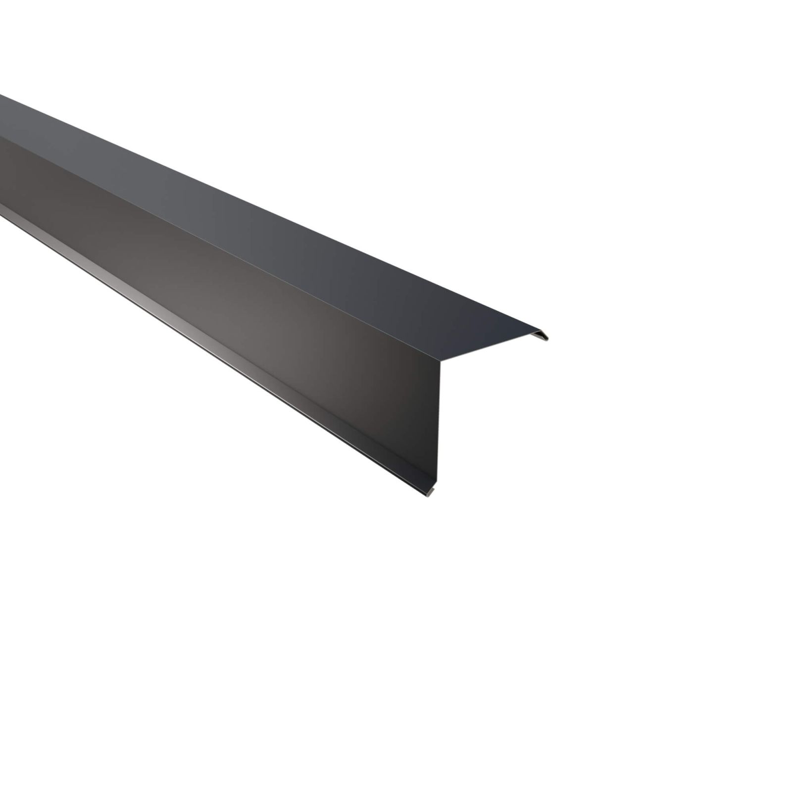 Ortgangwinkel | 115 x 115 mm | Stahl 0,50 mm | 25 µm Polyester | 7016 - Anthrazitgrau #1