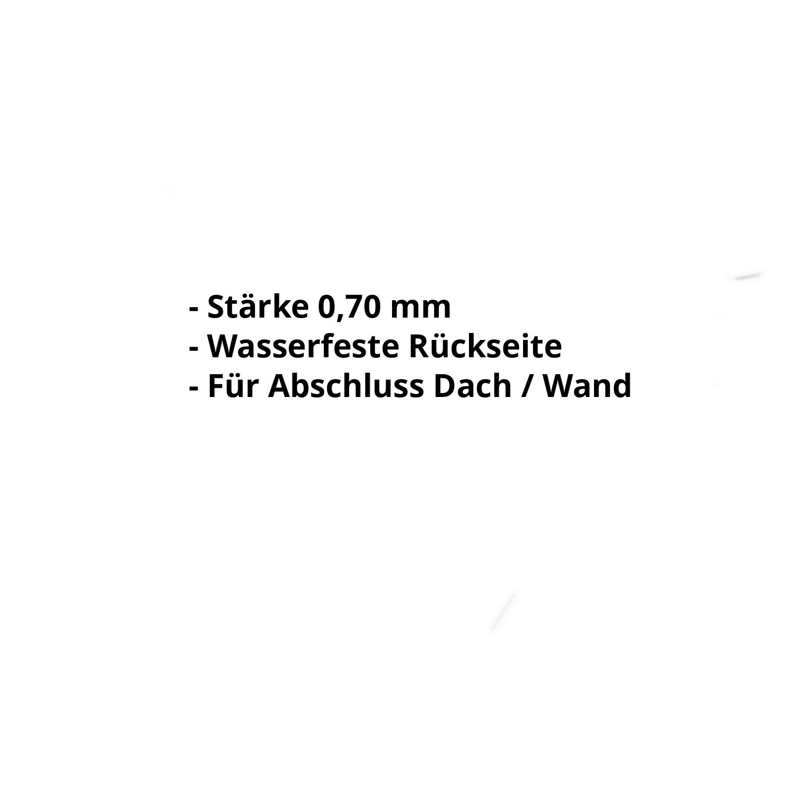 Wandanschluss | Alu Natur | Typ 1 |  100 x 110 x 2000 mm | 90° | Aluminium 0,70 mm | Blank Aluminium #2