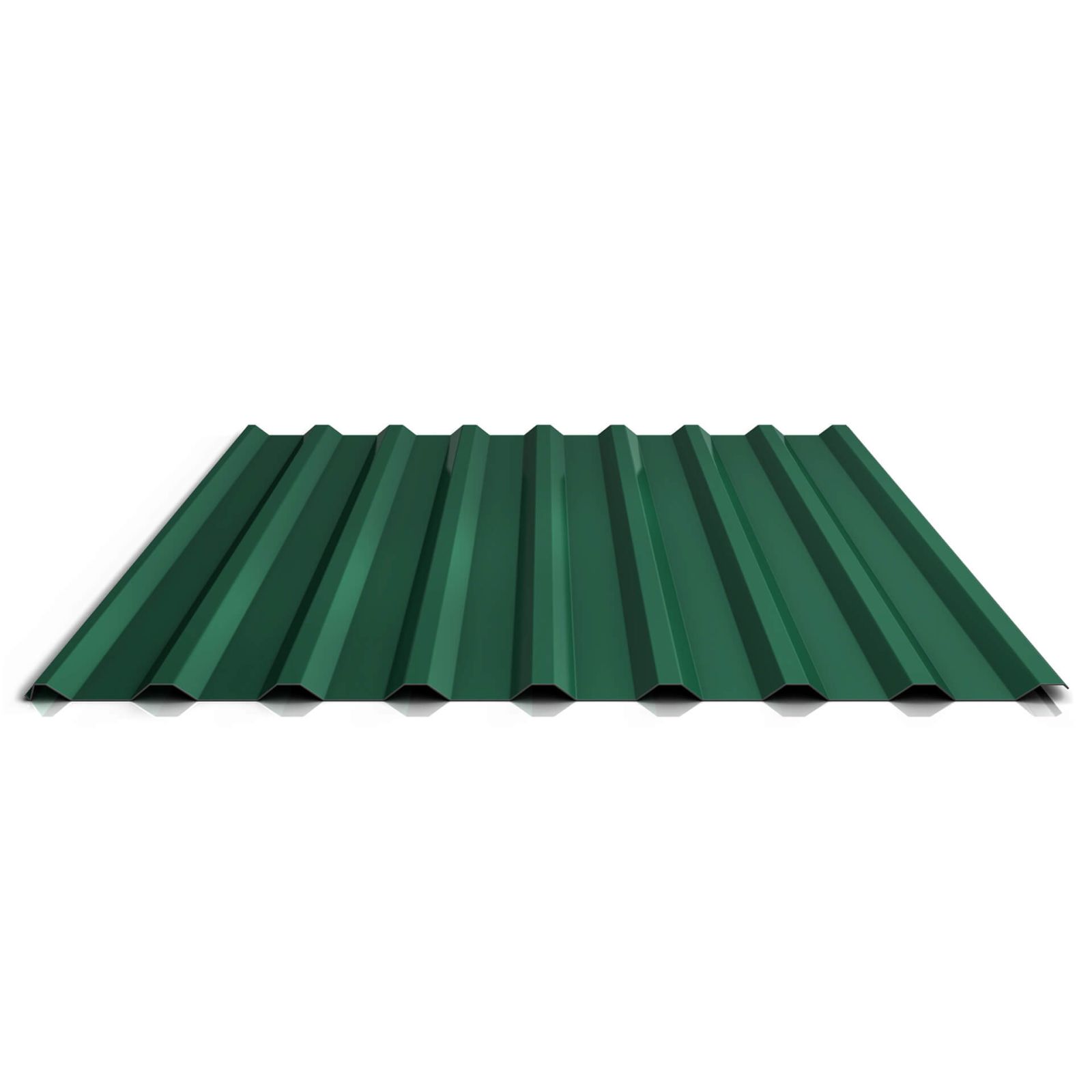 Trapezblech 20/1100 | Dach | Aluminium 0,70 mm | 25 µm Polyester | 6005 - Moosgrün #1