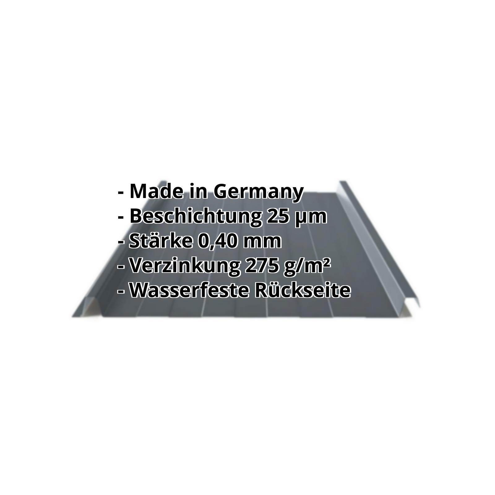 Trapezblech Stehfalz PS33/500SR | Sonderposten | Dach | Stahl 0,40 mm | 7016 - Anthrazitgrau #2