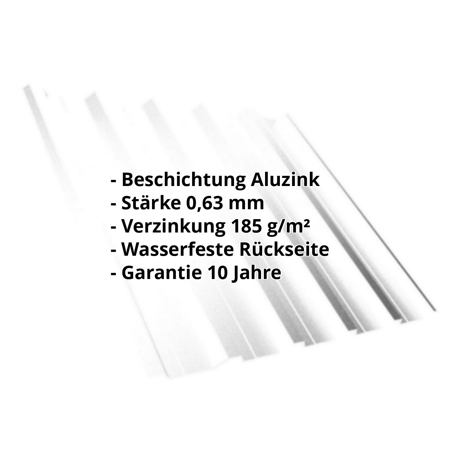 Trapezblech T35DRD | Aluzink | Dach | Stahl 0,63 mm | Blank Aluminium #2