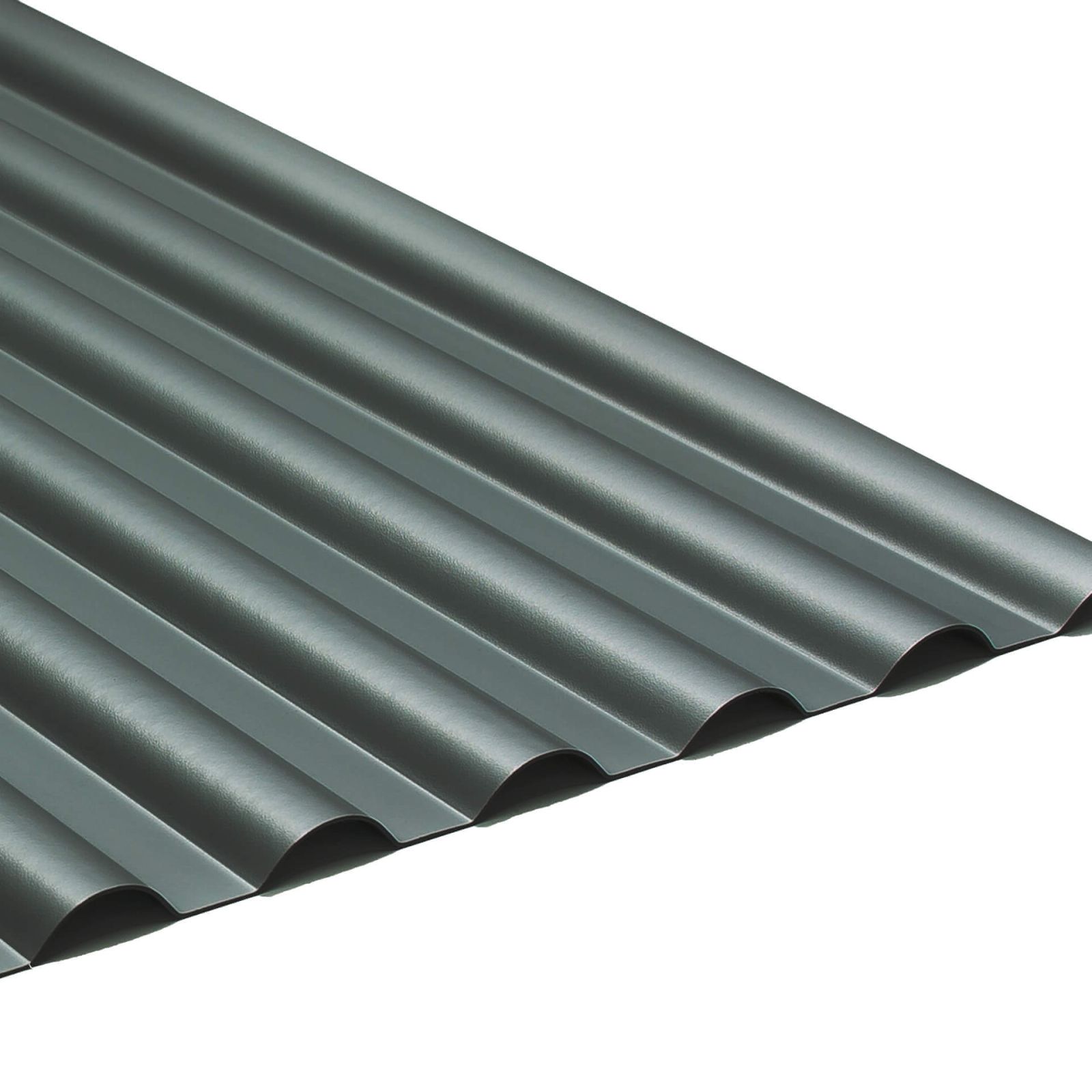 PVC Profilplatte SINTRA | 77/18 | 1,20 mm | Anthrazit Metallic | 2000 mm #1