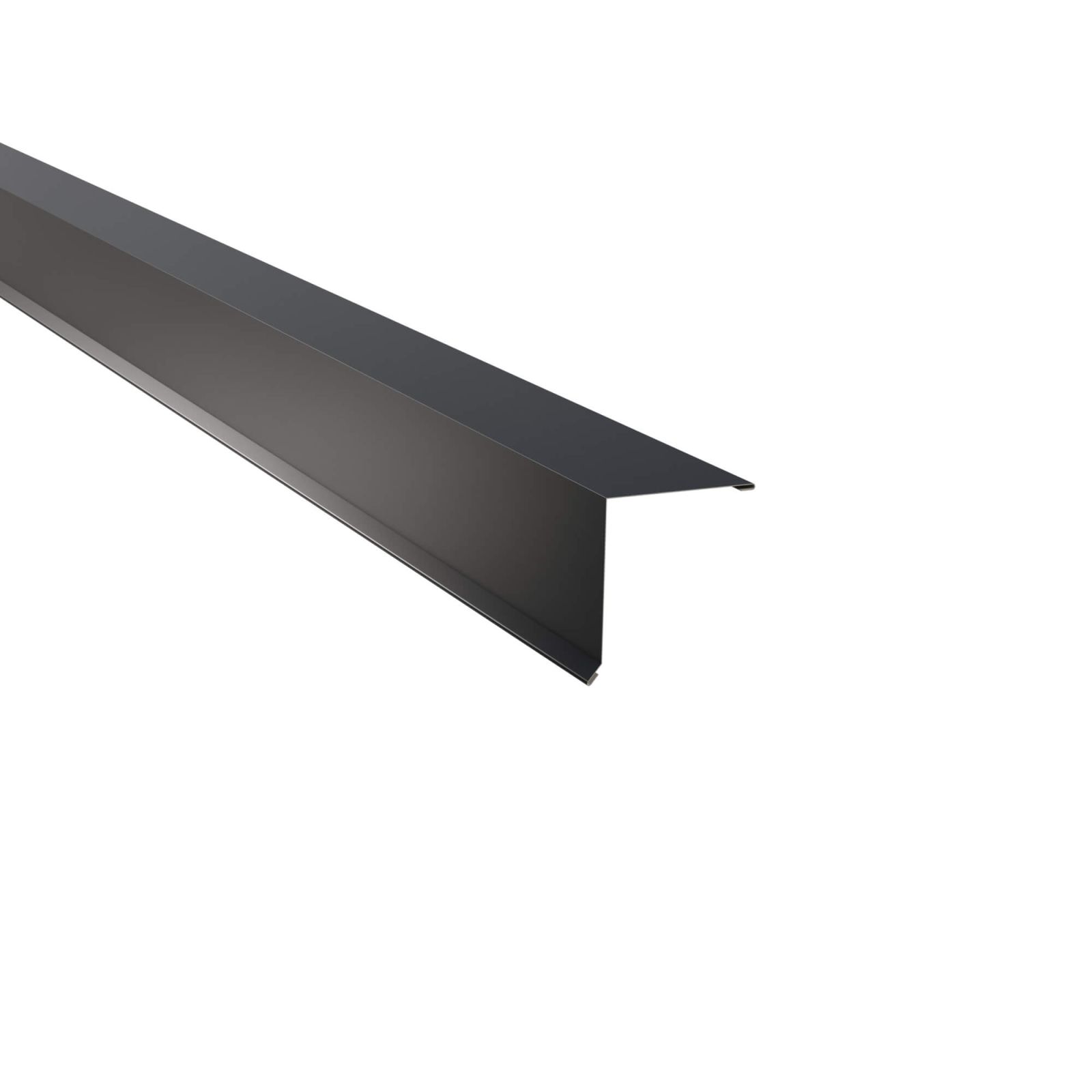 Pultabschluss | 11,5 x 11,5 cm | 80° | Stahl 0,50 mm | 25 µm Polyester | 7016 - Anthrazitgrau