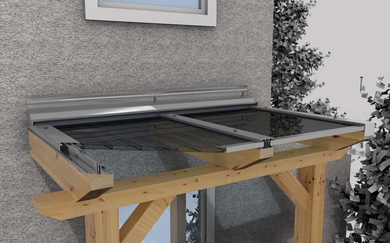 Polycarbonat Stegplatte | 16 mm | Profil ECO | Sparpaket | Plattenbreite 980 mm | Klar | 2nd LIFE LINE | Breite 3,05 m | Länge 2,00 m #6