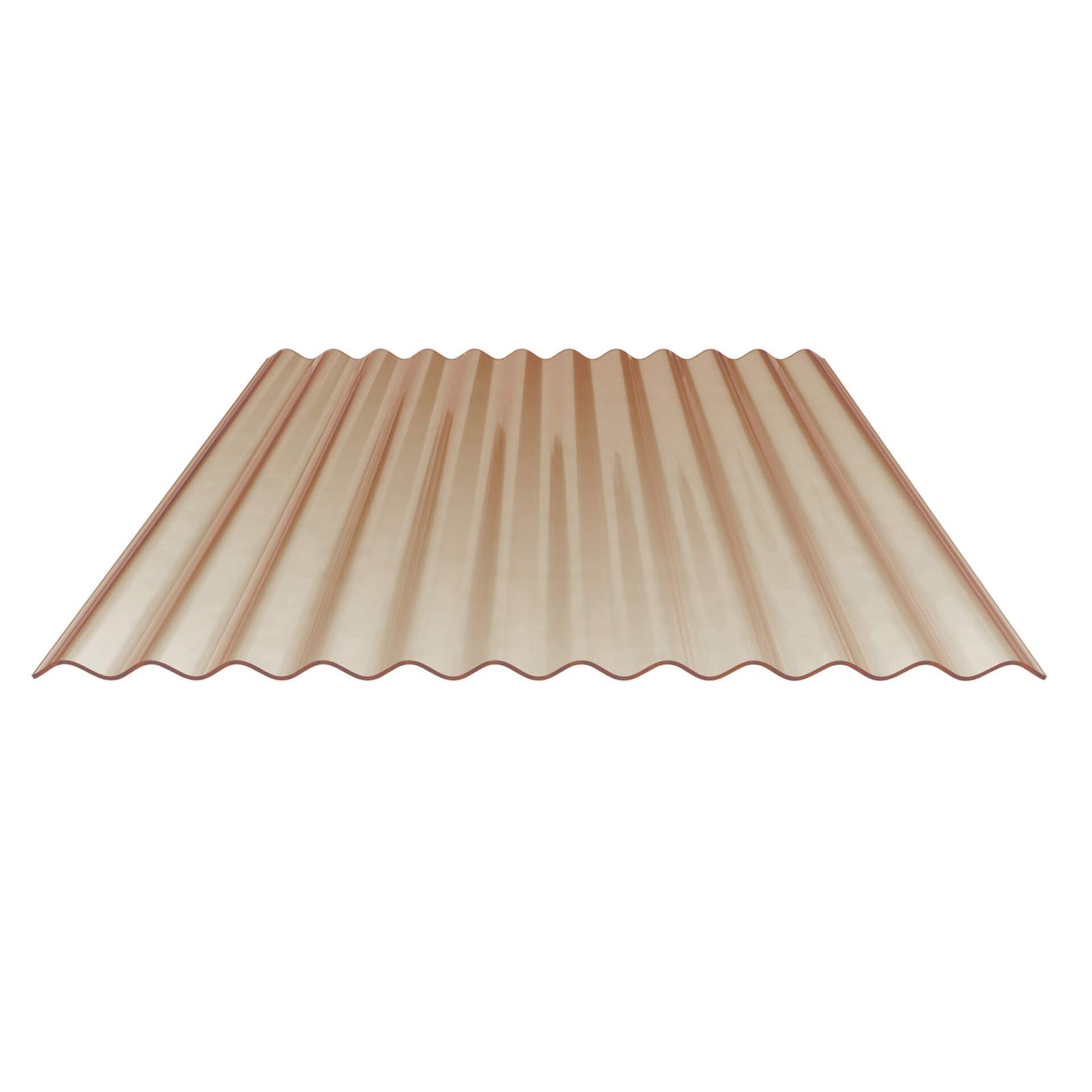 PVC Wellplatte | 76/18 | Sparpaket | 1,20 mm | Bronze | Breite 2,57 m | Länge 2,00 m #5