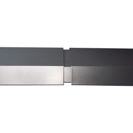 Dachrandprofil Verbinder ISOS | Aluminium | Länge 10 cm | Anthrazitgrau matt #3